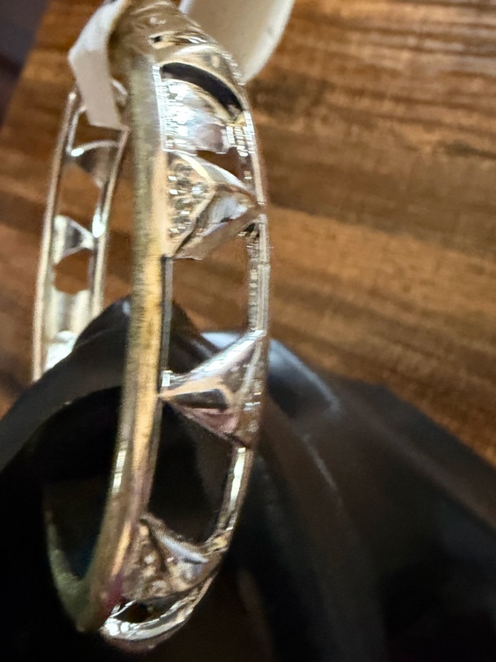 Silver Tone and CZ bracelet - new
